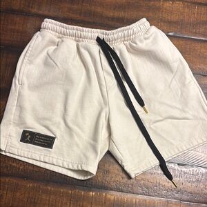 Baseballism Cream Shorts